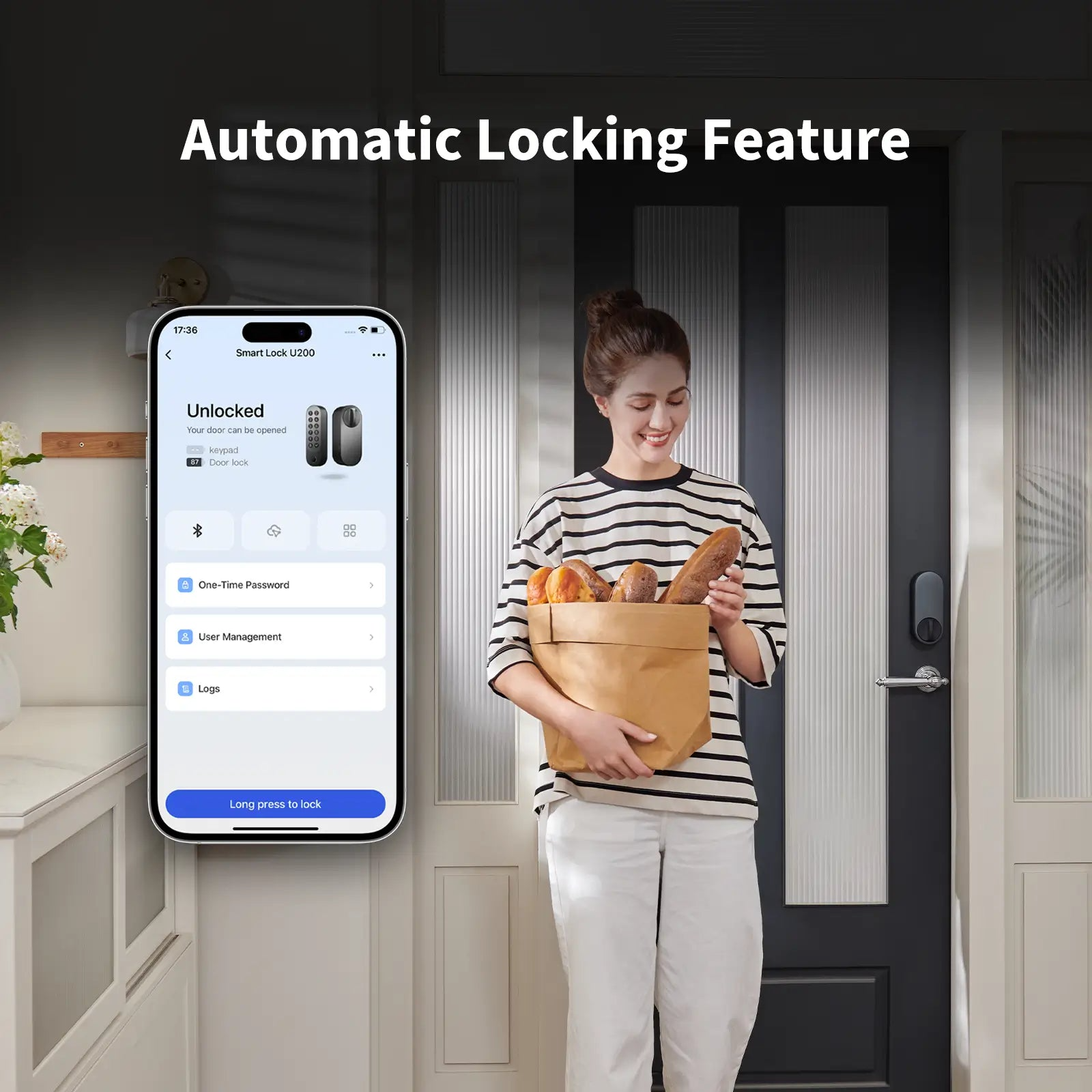 Smart Lock U200 Silver - Image 5